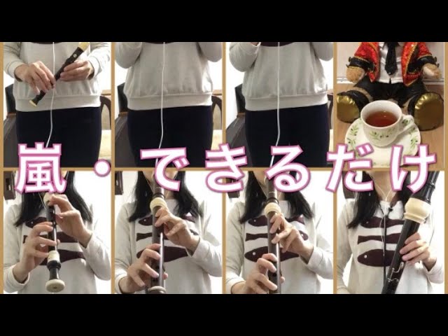 嵐】できるだけ をリコーダーで演奏してみた【How's it going?】 - YouTube