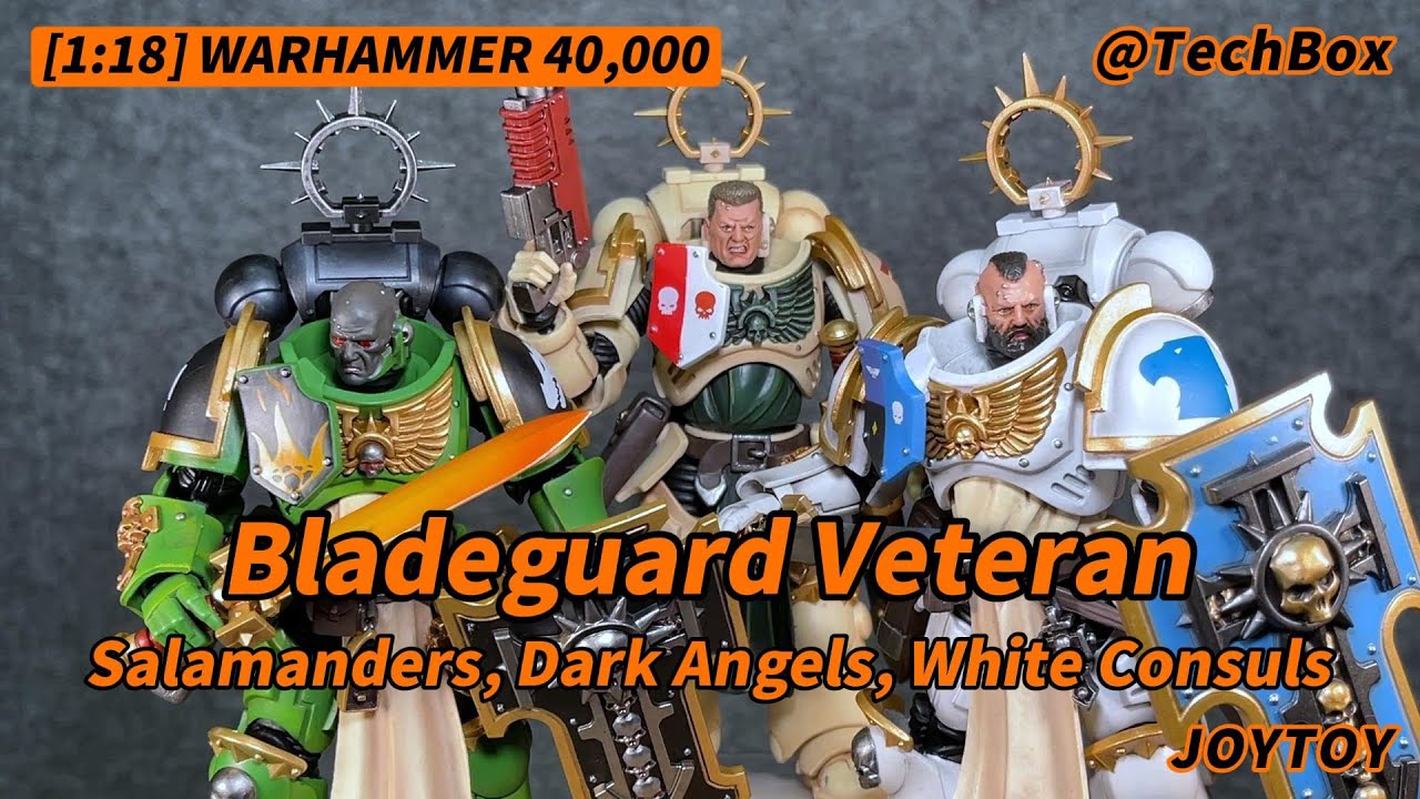 Warhammer 40K 1/18 Scale Salamanders Bladeguard Veteran