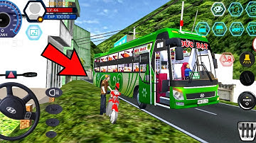 Bus Simulator Vietnam #3 | Hyundai Bus City Drive Real Bus Game - Bus Games 2021