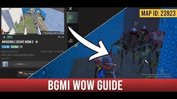 Impossible Escape Room 2 - 23923 BGMI WoW Guide | Suvee Gaming | #suvee #bgmi #wow