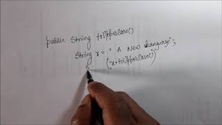 Java String Method Part-3  indexOf(),lastIndexOf(),toUpperCase(),toLowerCase(),trim(),toString()