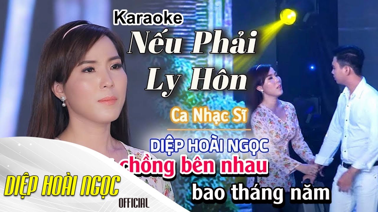 ⁣Karaoke - Đoản Khúc Lam Giang (Nếu Phải Ly Hôn) | Diệp Hoài Ngọc | Ca Khúc Về Tình Nghĩa Vợ Chồng