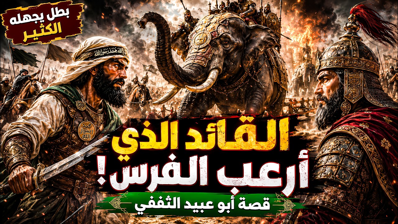 من هو الصحابي أبو عبيد الثقفي؟ عندما اصطدم 10 آلاف مسلم بـ 80 ألف فارسي ...