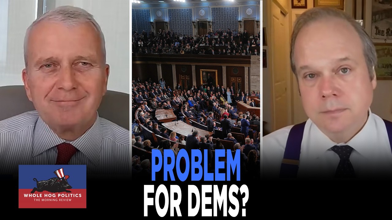 Ad ATTACKS Dems For NOT STANDING During State Of The Union For LEGAL Americans | WHOLE HOG POLITICS
