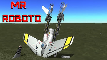 KSP - MR. ROBOTO 2 - Bipedal robot, with craft file, tutorial and "mun" trip teaser!
