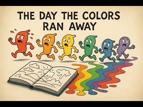 🌈 The Day the Colors Ran Away | Bedtime Story for Kids - YouTube
