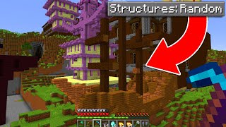 Minecraft, But Structures Spawn Every Minute