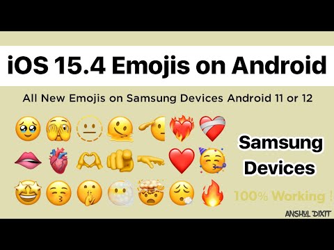 iOS 15.4 Emojis on Samsung | iPhone Emojis on Android Samsung