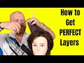 How to get PERFECT Layers in your Hair - TheSalonGuy