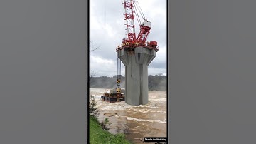 Building a Bridge in the Middle of a Flood Pt23 #Construction