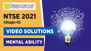 NTSE 2021 Stage 2 Solutions Mental Ability (MAT) Q. 37 to 50 | NTSE Stage 2 Question Paper Solution