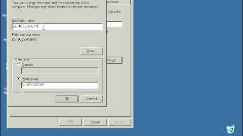 Change Computer Name on Windows Server 2003
