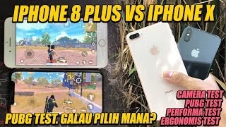 IPHONE 8 PLUS VS IPHONE X PUBG TEST