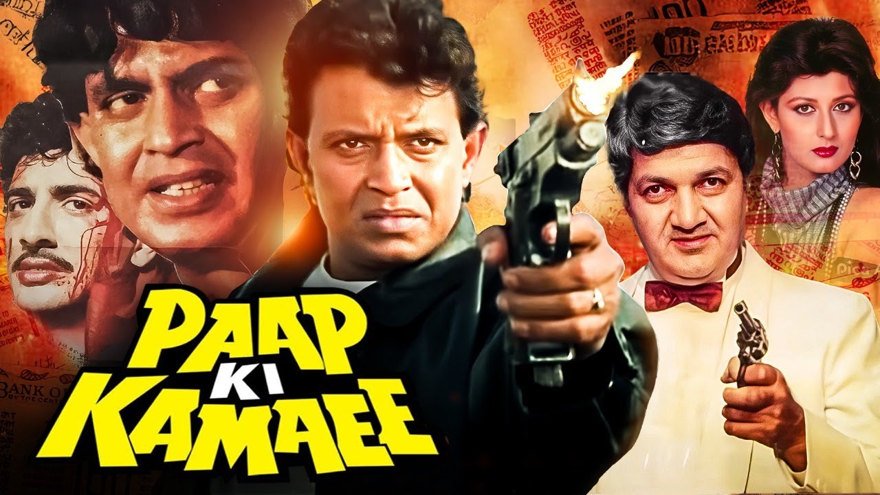 Mithun Chakraborty's PAAP KI KAMAEE - Full Movie Hindi | Sangeeta Bijlani | Bollywood Action Movie