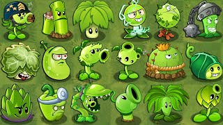 Every Random Green Plants Power-Up! in Plants vs Zombies 2 Final Bosses