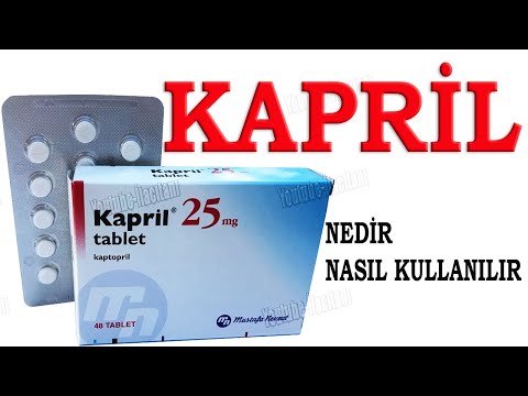 KAPRİL (KAPTOPRİL) Nedir, Niçin Kullanılır, Nasıl Kullanılır, Yan Etkileri Nelerdir