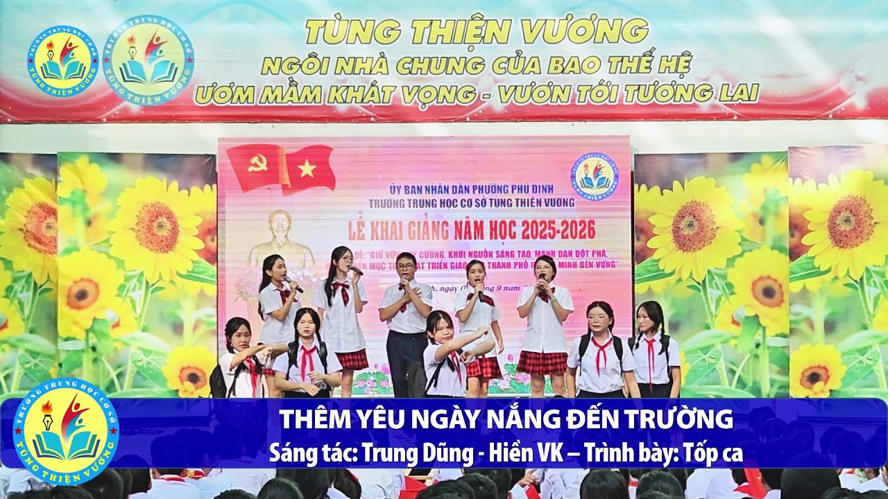 THÊM YÊU NGÀY NẮNG ĐẾN TRƯỜNG | Trường THCS Tùng Thiện Vương