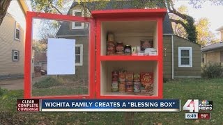 Wichita family creates a blessing box