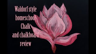 Waldorf homeschool chalk and chalkboard review. Is the high price of porcelain worth it?
