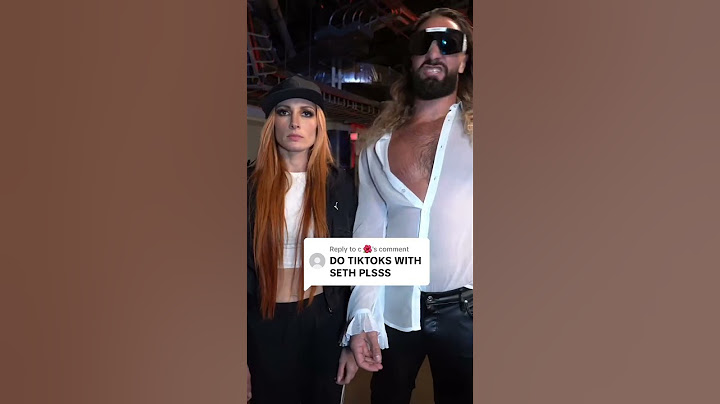 Becky Lynch does her first funny TikTok with Seth Rollins