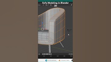 Create Furniture in Blender 3D | How to Model it. #3d #blender3d #tutorial