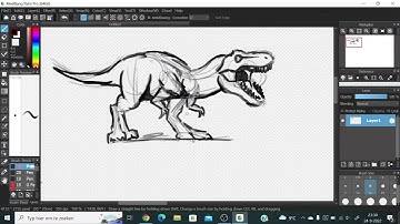 How to draw poses and dinosaur legs