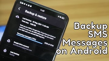 How to backup & restore SMS text messages on Google Drive Daily - Free Android App & No Ads!