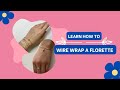 Jewelry Tutorial - How to Wire Wrap A Florette Charm or Connector - for jewelry &amp; permanent jewelry