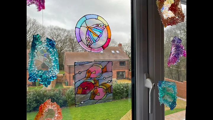 255 - Resin Art - Creating Stained Glass Window Pi...