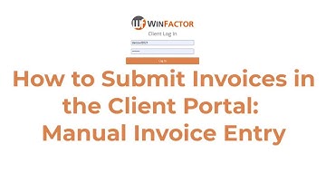 How to Submit Invoices in the Client Portal: Manual Invoice Entry (English and Spanish)
