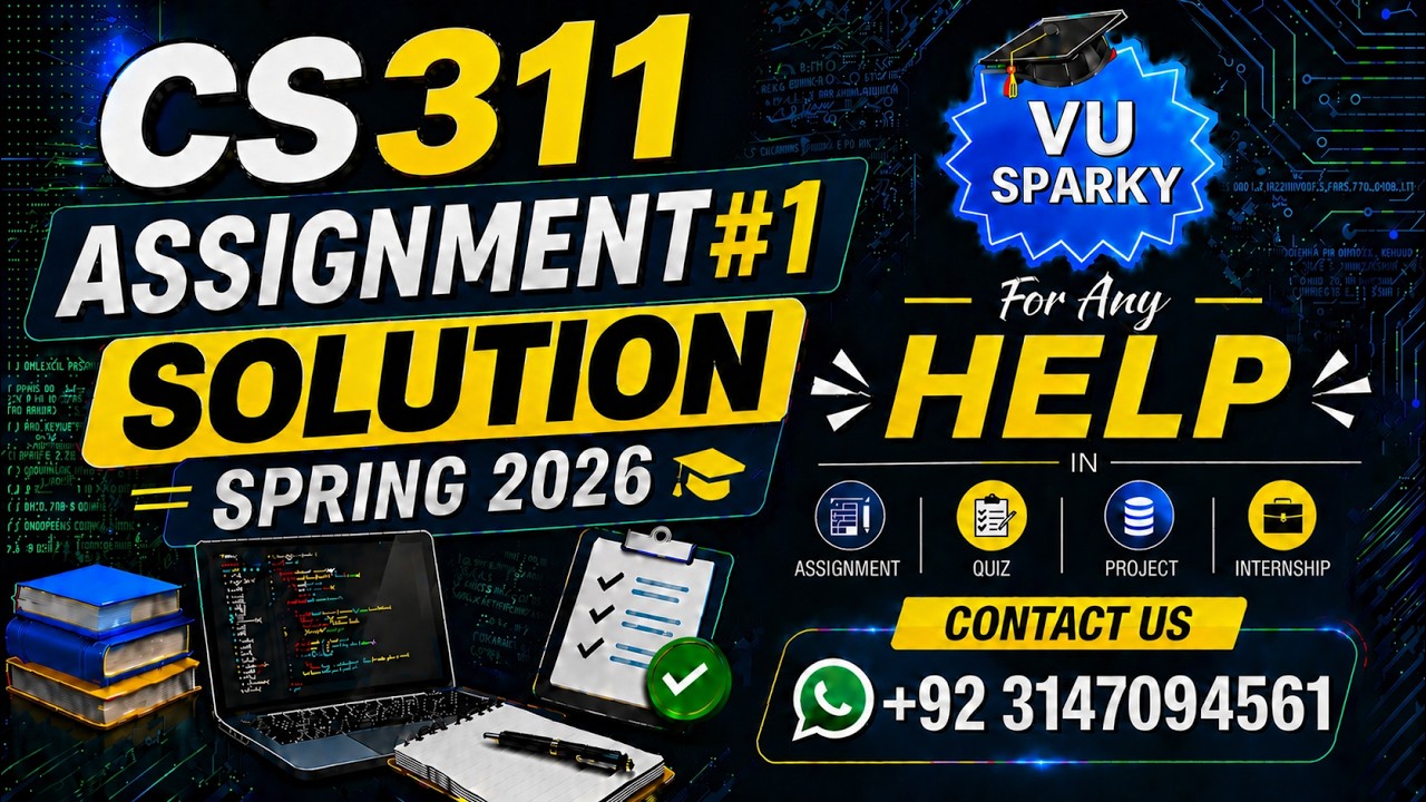 CS311 Assignment No 1 Solution Spring 2026 | Introduction to Web ...