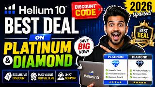 Helium 10 Discount Code: Save BIG on Platinum & Diamond Plans!