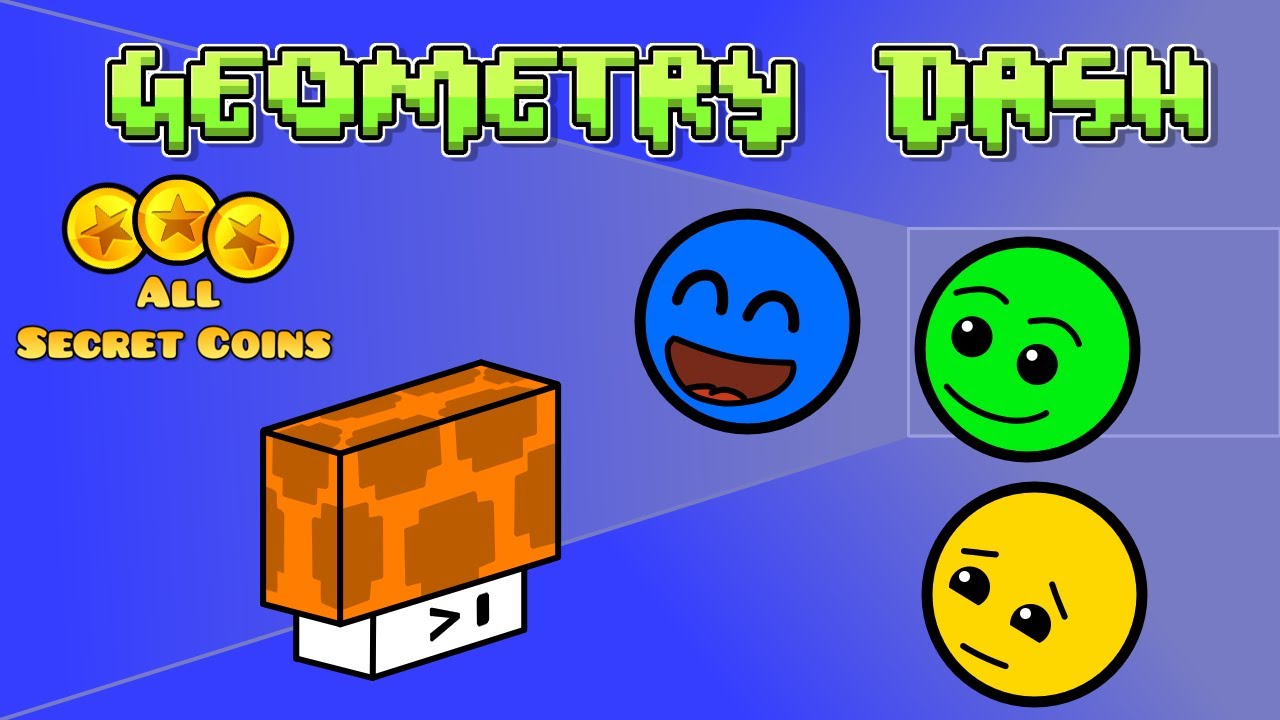 Geometry Dash | ALL Easy/Normal/Hard levels | All Secret Coins - YouTube