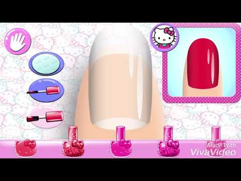 เกมส์แต่งเล็บ คิตตี้ น่ารัก  Cute Kitty Manicure Games משחקי מניקור קיטי חמודה