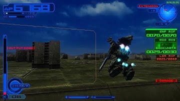 Armored core Silent Line vs Mr. Javelin Arena AI ac
