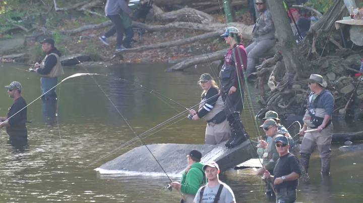 Pulaski, salmon fishing ,Salmon river WOW!!(Lets g...
