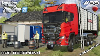 Transporting BEER to FILLER and selling SILAGE | Hof Bergmann | Farming Simulator 22 | Episode 39