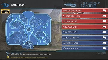 Cream Team on Sanctuary ft. @omnifilms1789  - Multi Flag CTF - Halo 2 Gameplay [278]