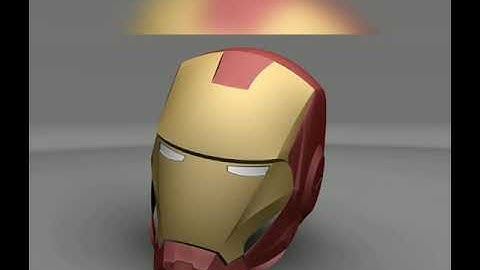 Iron Man Helmet - solidworks Design