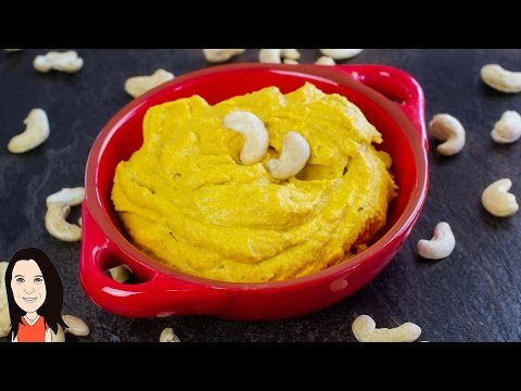 Pumpkin Cashew Dip - Great Vegan Party Recipe!