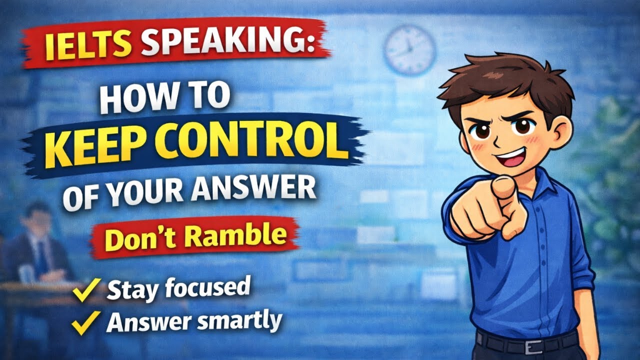 IELTS Speaking: How to Control Your Answer (Stop Over-Speaking)