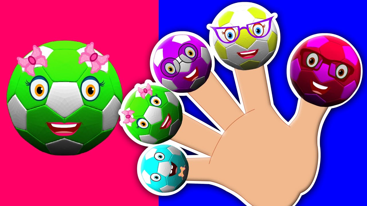 Finger Family Soccer Nursery Rhyme For Children And Kids Songs YouTube