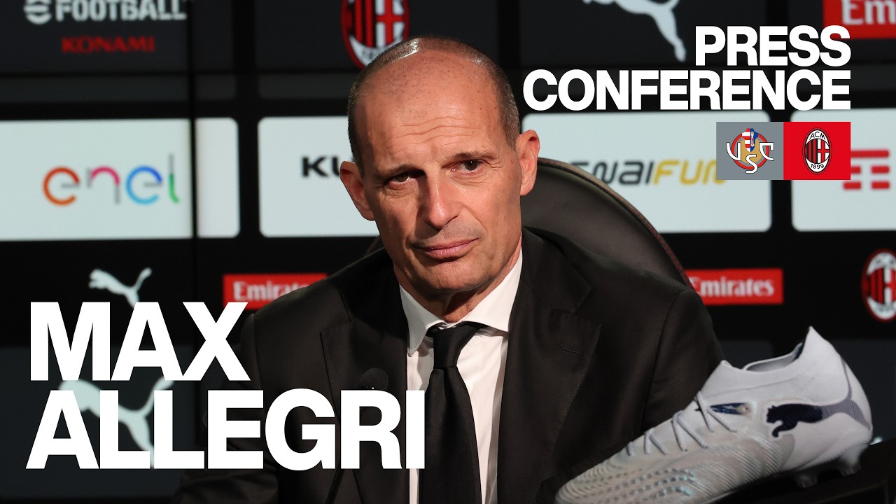 Allegri: “Pensiamo una gara alla volta” | #CremoneseMilan | Conferenza Stampa