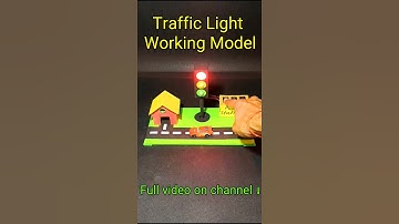 Traffic signal science project working model #shortvideo #youtubeshorts #short #shorts