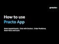 Practo app  search  book doctors lab tests order medicines chat with doctors