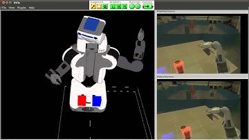 PR2 predicts the outcome of a push action on an object at the ISRC (UU - Magee - IM-CLeVeR Project)