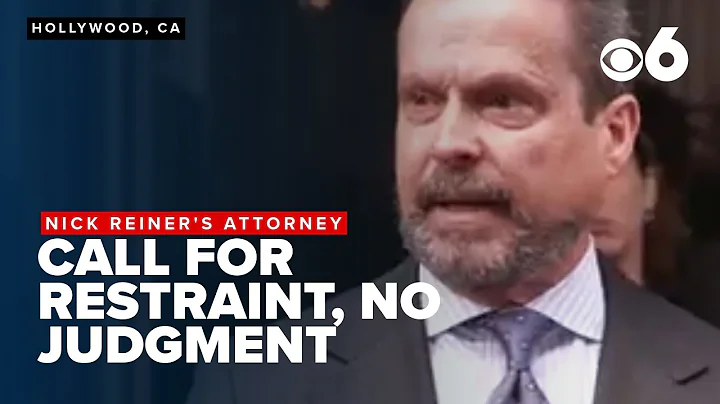 Nick Reiner's attorney makes statement outside court.