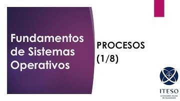 Sistemas Operativos, Procesos 1 Concepto de proceso