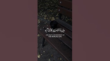 الْمَالُ وَالْبَنُونَ زِينَةُ الْحَيَاةِ الدُّنْيَا (سورة الكهف )