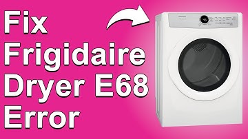 Frigidaire Dryer E68 Error (Best Solutions To Fix Error E68! - Stuck Keyboard Button)